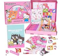 Toyland® Hello Kitty Scrapbook Set - 520 Piece Creative Activity Kit Including A Surprise Gift - DIY Scrapbooking For Kids Ages 3+