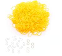 Toyland® Loom Band Refill Pack - 600 Neon Loom Bands (Orange)