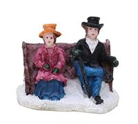 Toyland® Mini Resin Christmas Collectible Ornament - Village Scene Accessories - Xmas Figures (Couple & No Baby 2 Inch)