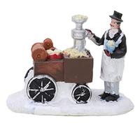 Toyland® Mini Resin Christmas Collectible Ornament - Village Scene Accessories - Xmas Figures (Popcorn Machine 3.5 x 2.1 Inch)..