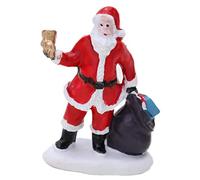 Toyland® Mini Resin Christmas Collectible Ornament - Village Scene Accessories - Xmas Figures (Santa 1.5 x 2.25 Inch).