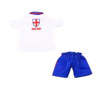 Toyland® Miniature England Kit For Elves - England Shirt & Blue Shorts - St George's, Euro & World Cup Accessories - English Party Decorations
