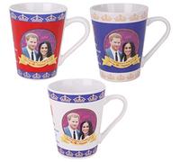 Toyland Pack of 2-2018 Royal Wedding V Shape Mug Set - Harry and Meghan Royal Wedding - Royal Wedding Souvenirs