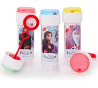 Toyland® Pack of 3 Frozen Bubble Tubs With Wands, 60ml Solution & Novelty Maze Lid - Pocket Money & Party Bag Toys