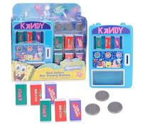 Toyland® Spongebob Square Pants Rock Bottom Mini Vending Machine Playset - 1 Mini Vending Machine, 6 Mini Snack Bars & 3 Coins - Fun Pretend Play Toys