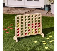 Toylife Wooden Jumbo 4 in A Row Game Pre-School Toy