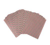 TOYMIS 100 Sheets Multi-colored Christmas Wax Paper for Food, 11.8x9.8inch, Suitable for Various Food Containers and Parties