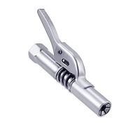 TOYMIS 1pc Locking Grease Coupler, Grease Gun Coupler Quick Release Lock Heavy Duty Grease Gun Fittings Compatible with Grease Guns 1/8'' NPT Fittings, Upgrade to 12000PSI