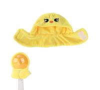 TOYMIS Lightstick Cover for SK, Cartoon Character Lightstick Holder Soft Plush Cloth Support Display Holder Compatible with SK Light Stick Ver1.0/2.0 (Yellow Chicken)