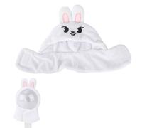 TOYMIS Lightstick Cover for SK, Cartoon Character Lightstick Holder Soft Plush Cloth Support Display Holder Compatible with SK Light Stick Ver1.0/2.0 (White Rabbit)