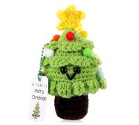 TOYMIS Positive Christmas Tree, Crochet Energy Tree for Motivational Gift, Christmas Party Decoration