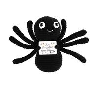 TOYMIS Positive Spider, Spider Crochet Halloween Positive Crochet Animal Knitted Spider Halloween Positive Crochet Knitted Wool Doll for Halloween Party Decoration Favor