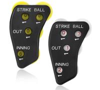 TOYMIS Wheel Umpire Clicker Baseball Counter Clicker for Accurately Recording Strike Balls Outs and Innings Balls for Softball Coach
