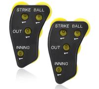 TOYMIS Wheel Umpire Clicker Baseball Counter Clicker for Accurately Recording Strike Balls Outs and Innings Balls for Softball Coach