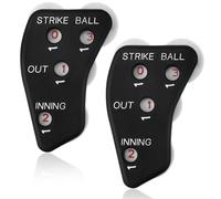TOYMIS Wheel Umpire Clicker Baseball Counter Clicker for Accurately Recording Strike Balls Outs and Innings Balls for Softball Coach