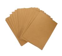 TOYMYTOY 20PCS A4 Kraft Paper File Holeder Presentation Document Folder Project File Folder Office Stationary