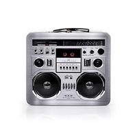 Toynk 80s Boombox Radio Retro Metal Lunchbox