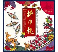 Toyo Origami for Crane, Orifuda 15cm x 15cm 48 Patterns 1 Sheet Each (006201)
