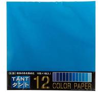 Toyo Origami Paper 35 cm X 35cm 12 Shades of Blue by from Japan