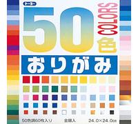 TOYO Origami Paper Cranes Kit 50 Colors 24cm 60 Sheets Japan Import