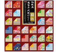 Toyo Reversible Origami Washifu Chiyogami, Ryoumen Chiyogami Zukushi 15cm x 15cm (018060)