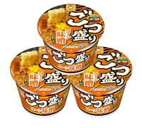 Toyo Suisan Maruchan Gotsumori Japanese Big Instant Bowl Ramen Noodle Rich & Savoury Flavour (Pack of 3) (Pack of 3, Miso 138g)