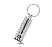 toyofmine Custom Scannable Spotify Code Keychain, Personalized Music Song Code Gift, Couple Music Key Ring for Family/Lover
