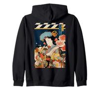 Toyohara Kunichika Noble Woman Portrait Ukiyo-e Style Zip Hoodie