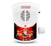 TOYOOS 10 IN 1 Mantra Chanting Box with Gayatri, Mahamrityunjaya, Ganesh, Hanuman, Krishna, Ram Mantras | OM Chanting Device with Akhand Jaap for Meditation, Pooja, Home, Office & Gifting