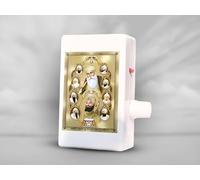Toyoos Sikh Mantra Chanting Box with Glowing Front Picture | 14-in-1 Waheguru Simran & Gurbani Audio Player | Ek Onkar Meditation Speaker for Home, Temple, Office & Peaceful Devotion