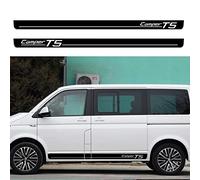 TOYOREY 2PCS Car Body Side Skirt Stickers Stripes Graphics Vinyl Decals Auto Decor Accessories,For VW Transporter Camper T5