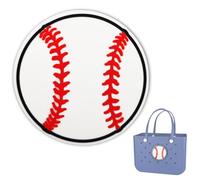 TOYORK Bag Charms for Bogg Bag Accessories Decorative Bogg Bag Charms Big Baseball Insert Charm for Beach Tote Rubber Beach Bag Accessories, BDS0016BIGBASEBALL