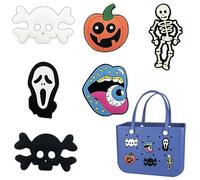 TOYORK Bag Charms for Bogg Bag Accessories Halloween Decorations Bogg Bag Charms for Beach Tote Bags Set of 6