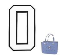 TOYORK Bag Charms for Bogg Bag,Decorative Bog bag Accessories Insert Number Charm for Original Bog Rubber Beach Tote White Number 0