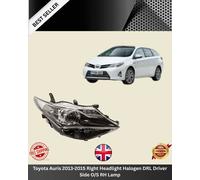 Toyota Auris 2013-2015 Right Headlight Halogen DRL Driver Side O/S RH Lamp