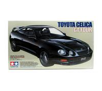TAMIYA 24133 1:24 Toyota Celica GT-Four - Faithful Replica, Model Building, Plastic Kit, Crafts, Hobby, Gluing, Model Kit, Assembly, Unpainted, Black