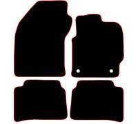 Toyota Corolla Estate 2019+ Onwards Car Mats UK-Made Tailored Fit Carpet Floor Mats Full Coverage Compatible Accessory Red Trim