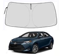 Toyota Corolla Windshield Sun Shade Cover for 2014-2025 Toyota Corolla 4-Layers Front Window Shade 240T Sunshade Sun Visor Protector Foldable Blocks UV Rays (Not for Corolla Cross) (2025-2014 Corolla)