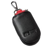 Toyota Gazoo Racing Leather Key Holder with Zip, Lobster Clasp and Split Ring, Keyring, Keychain