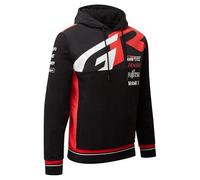 Toyota Gazoo Racing, Official 2025 WEC Merchandise, Team Pullover Sweatshirt Hoody, Black, Red, White (UK, Alpha, XL, Regular, Regular, Black)