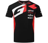 Toyota Gazoo Racing, Official 2025 WEC Merchandise, Team Short Sleeve T-Shirt, Jersey, Tee, Black, Red, White (UK, Alpha, XL, Regular, Regular, Black)