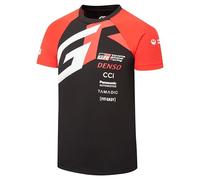 Toyota Gazoo Racing, Official 2025 World Rally Merchandise, Team Children/Kids T-Shirt, Jersey, Tee, Black, Red, White (UK, Alpha, M, Black)