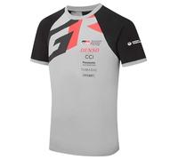 Toyota Gazoo Racing, Official 2025 World Rally Merchandise, Team Men's T-Shirt, Jersey, Tee, Black, Red, Silver Grey (UK, Alpha, L, Regular, Regular)