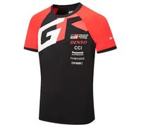 Toyota Gazoo Racing, Official 2025 World Rally Merchandise, Team Men's T-Shirt, Jersey, Tee, Black, Red, White (UK, Alpha, XXL, Regular, Regular, Black)