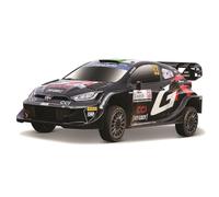Toyota Gazoo Racing WRC Yaris Rally 1 Hybrid, 1:43 Scale Diecast Model Car, Black, Collector's Edition, Racing Replica For Ages 14+