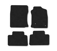 Toyota Land Cruiser (2003-2010) Car Mats Accessories Tailored Fit Carpet Floor Mats Non Slip Black Trim Full Coverage Compatible Accessory Front Rear Set Anti Slip Granulated Backing Clips