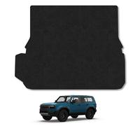 Toyota Land Cruiser (2024+) (5 Seat Model) Boot Liner Premium Tufted Carpet Tailored Fit Car Floor Boot Mat Black Binding Protector Durable Non Slip Compatible Custom Fit Accessory