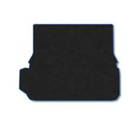 Toyota Land Cruiser (2024+) (5 Seat Model) Boot Liner Premium Tufted Carpet Tailored Fit Car Floor Boot Mat Blue Binding Protector Durable Non Slip Compatible Custom Fit Accessory