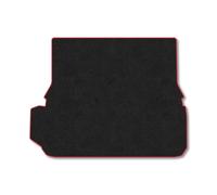 Toyota Land Cruiser (2024+) (5 Seat Model) Boot Liner Premium Tufted Carpet Tailored Fit Car Floor Boot Mat Red Binding Protector Durable Non Slip Compatible Custom Fit Accessory