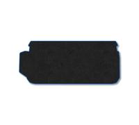 Toyota Land Cruiser (2024+) (7 Seats Short Boot) Boot Liner Premium Tufted Carpet Tailored Fit Car Floor Boot Mat Blue Binding Protector Durable Non Slip Compatible Custom Fit Accessory
